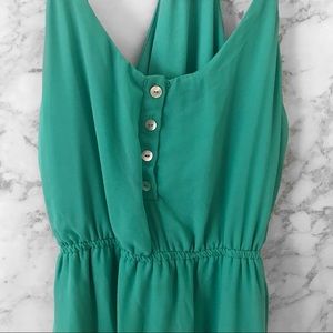 Forever 21 teal / mint high low dress